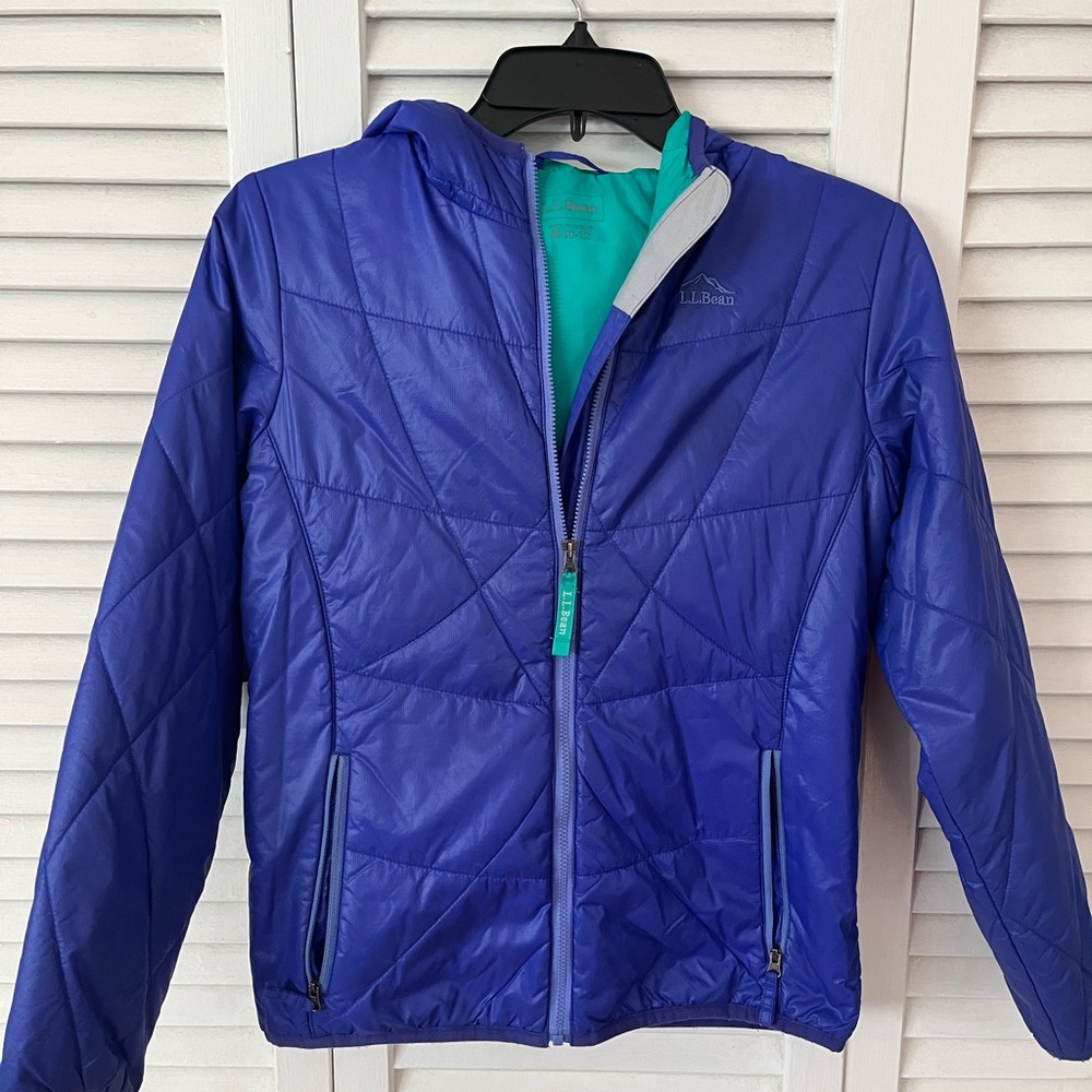 LL Bean Kids Lightweight Puffer with Hood